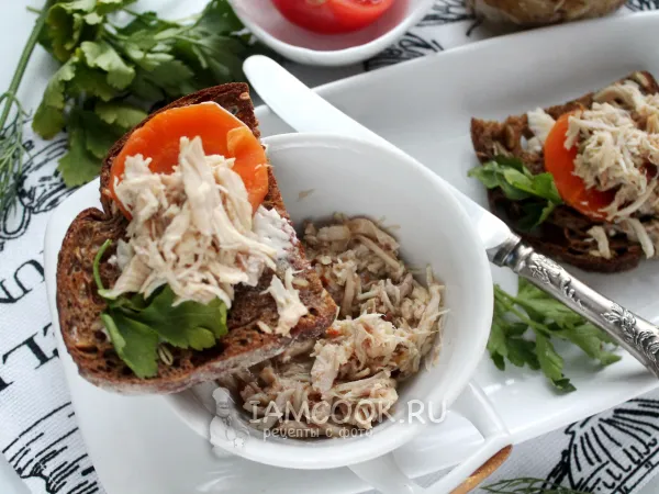 Фото блюда: Рийет из кролика