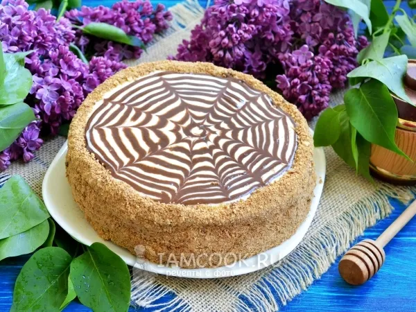 Фото блюда: Торт «Медовик» карамельный