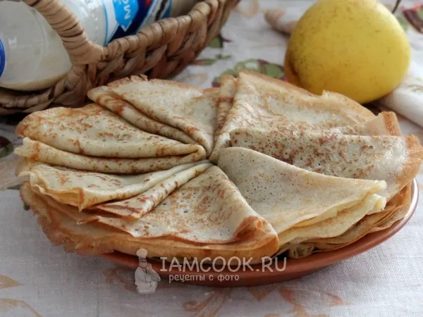 Фото блюда: Блины на сгущенке