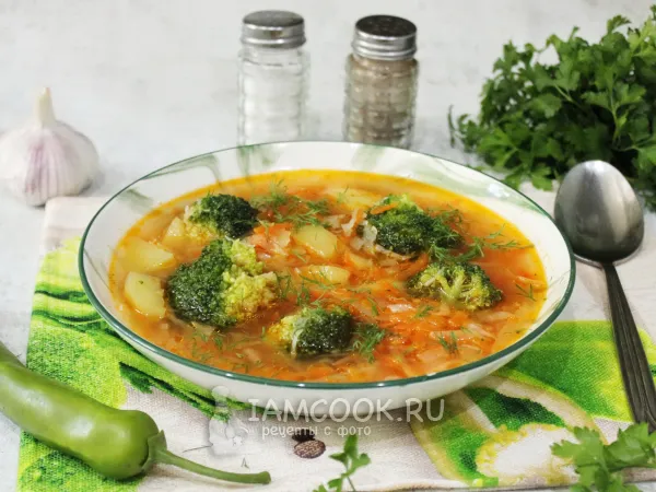 Фото блюда: Щи с брокколи