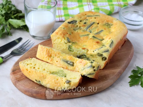 Фото блюда: Заливной пирог на сыворотке