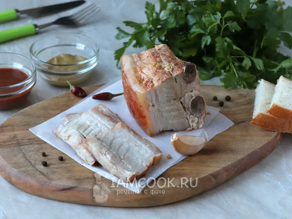 Фото блюда: Свиная грудинка в мультиварке (в фольге)