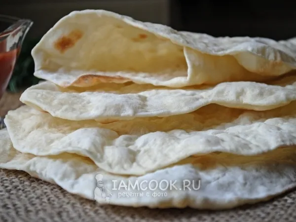 Фото блюда: Лепёшки на воде и муке в духовке