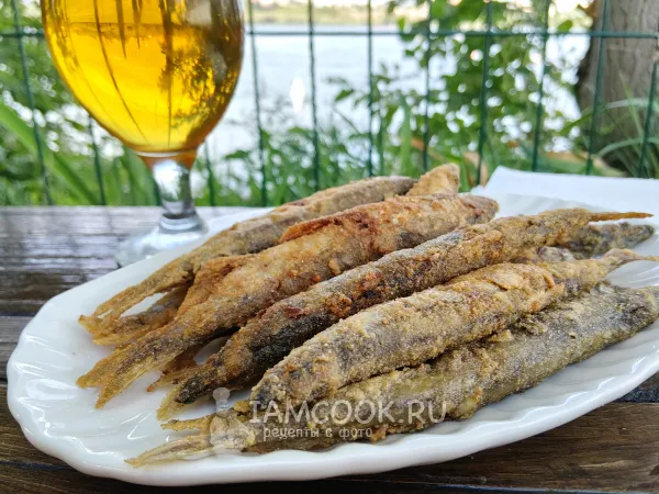 Фото блюда: Мойва в казане на костре