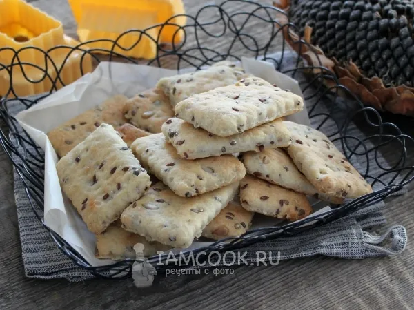 Фото блюда: Постное галетное печенье