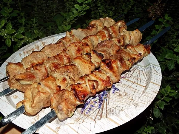 Фото блюда: Шашлык из свинины на пиве