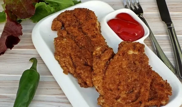 Фото блюда: Куриные отбивные в панировочных сухарях