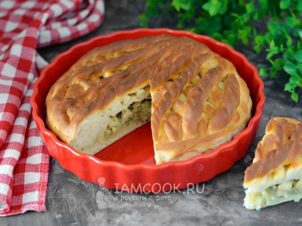 Фото блюда: Пирог с навагой