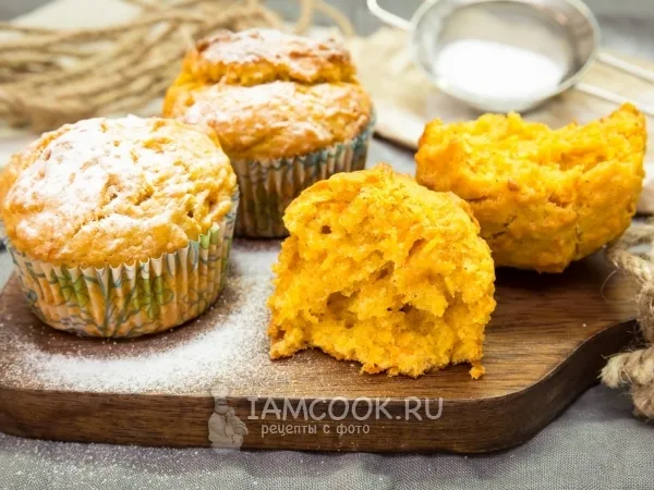 Фото блюда: Маффины морковные