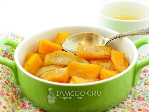 Фото блюда: Тыква в духовке с медом