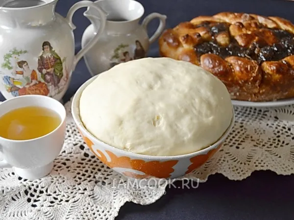 Фото блюда: Тесто на кефире для пирога