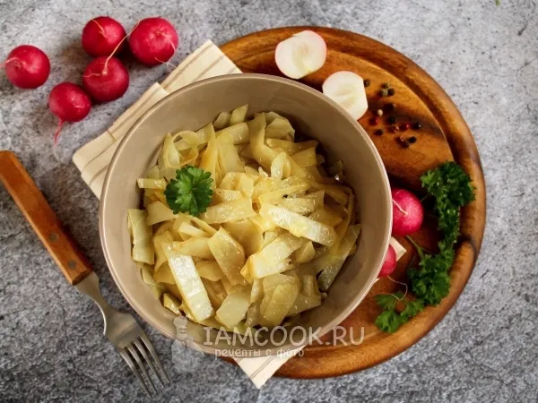 Фото блюда: Тушеная капуста в рукаве