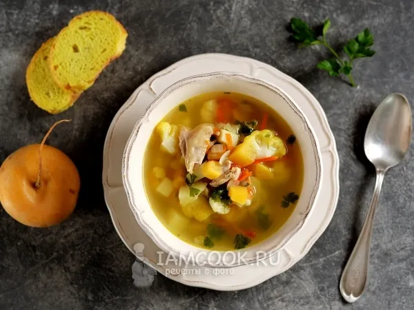 Фото блюда: Суп с репой и курицей