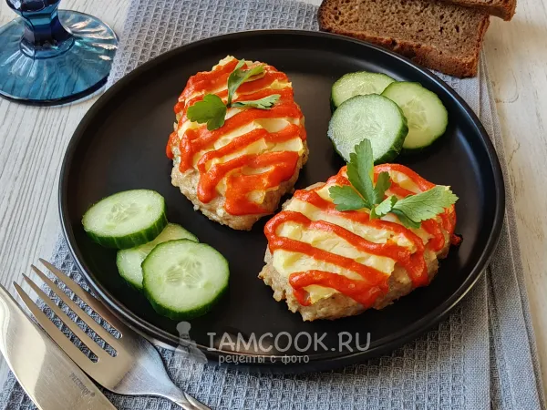 Фото блюда: Лодочки из фарша с картошкой