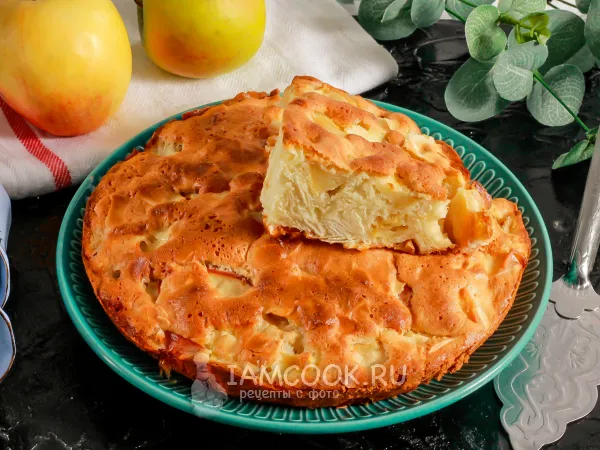 Фото блюда: Яблочный пирог из теста фило