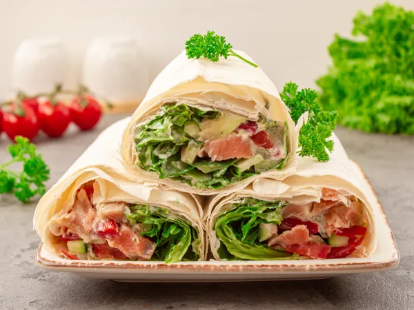 Фото блюда: Шаурма с красной рыбой