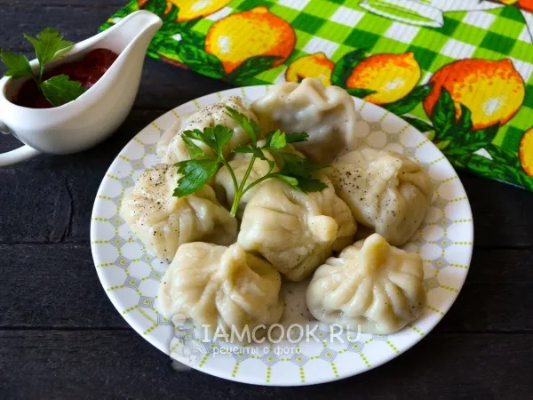 Фото блюда: Хинкали с говядиной
