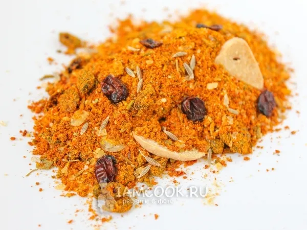 Фото блюда: Красочная приправа для плова