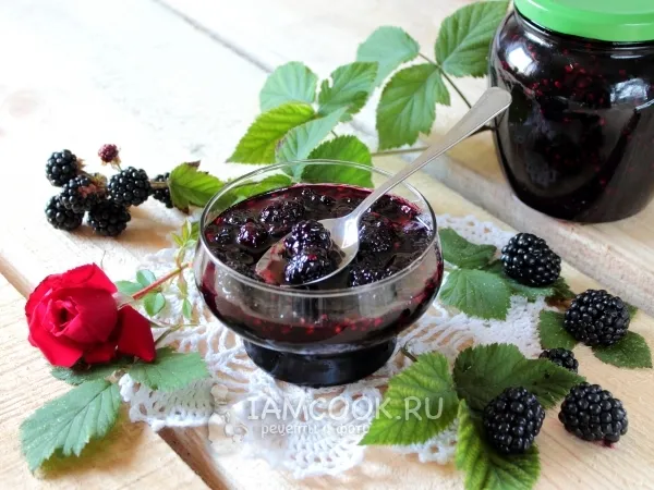 Фото блюда: Жареное варенье из ежевики