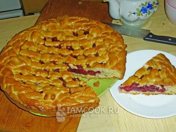 Фото блюда: Пирог «Зимняя вишня»