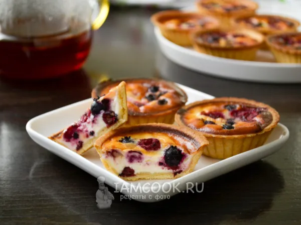 Фото блюда: Сметанник в тарталетках в аэрогриле