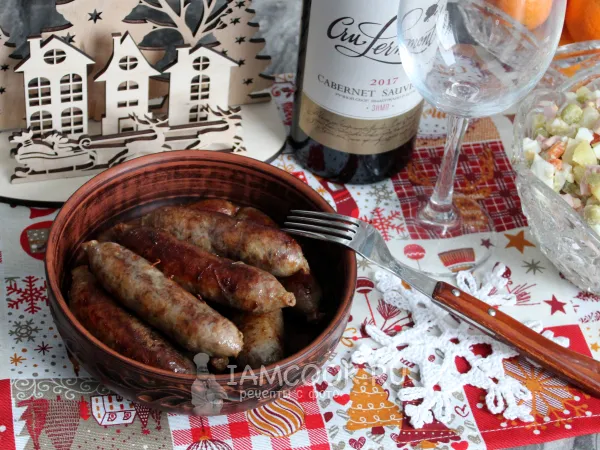 Фото блюда: Домашняя колбаса из утки (купаты)