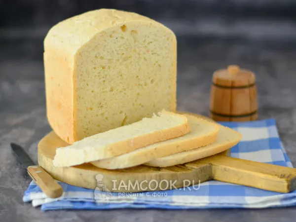 Фото блюда: Хлеб с сыром в хлебопечке