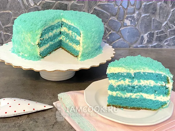 Фото блюда: Торт «Синий бархат»