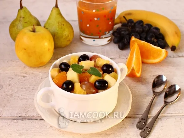 Фото блюда: Фруктовый салат для детей