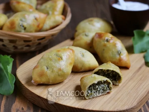 Фото блюда: Пирожки с щавелем и творогом