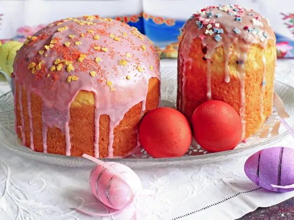 Фото блюда: Кулич с шоколадом