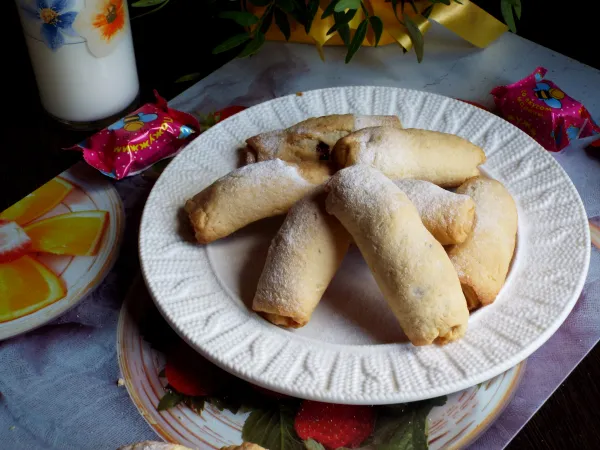 Фото блюда: Трубочки с мармеладом