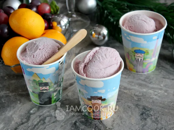 Фото блюда: Мороженое из вина