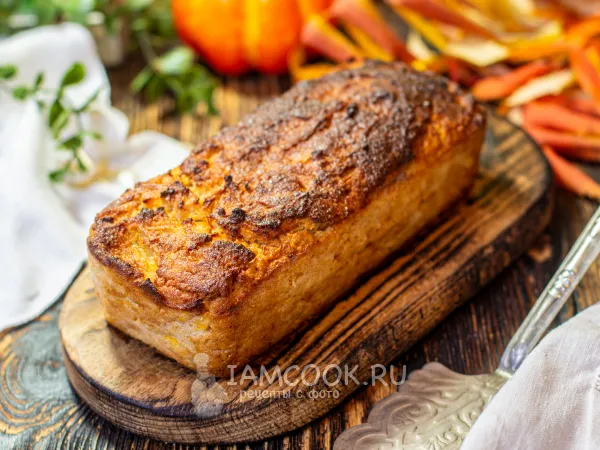 Фото блюда: Тыквенный кекс для диабетиков