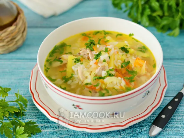 Фото блюда: Суп с тушенкой из индейки