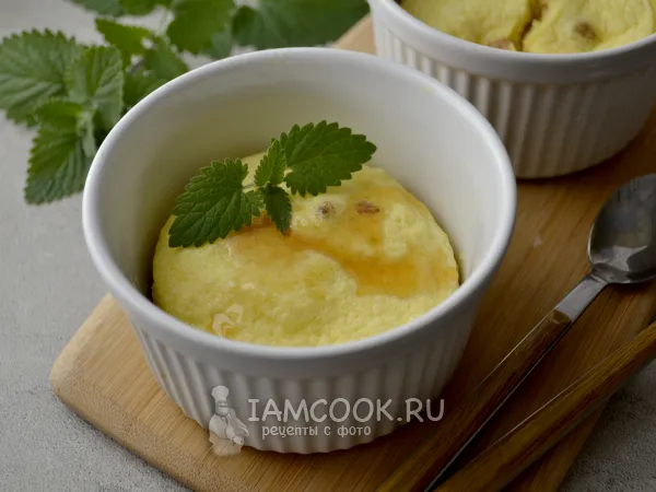 Фото блюда: Творожный пудинг на пару
