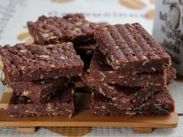 Фото блюда: Постное шоколадно-малиновое печенье