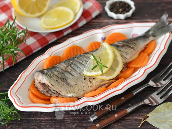 Фото блюда: Сельдь на пару
