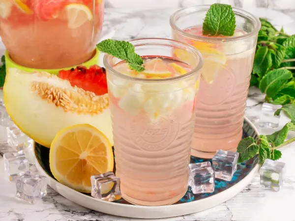 Фото блюда: Лимонад из арбуза и дыни