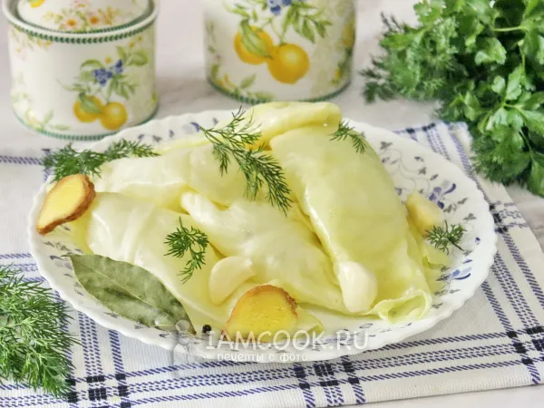 Фото блюда: Квашеные капустные листья