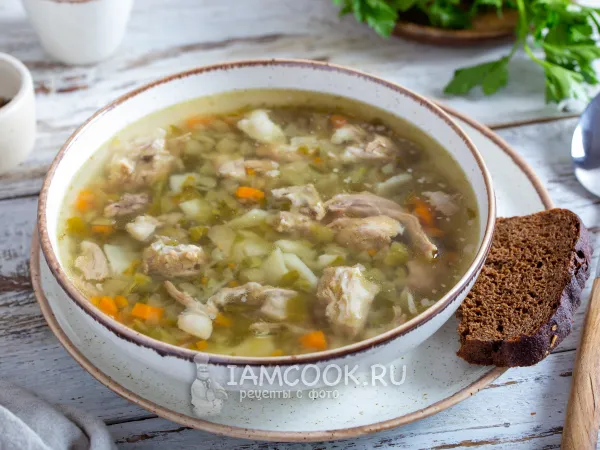 Фото блюда: Серые вологодские щи из крошева со свининой