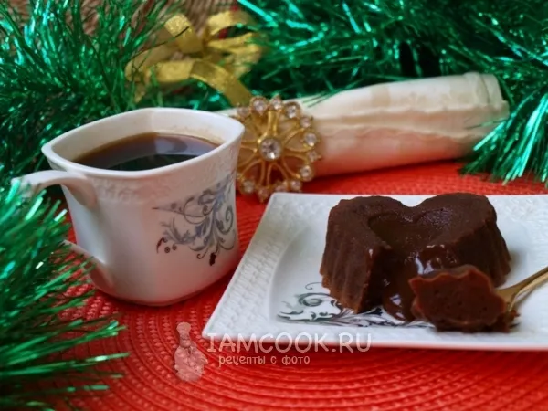 Фото блюда: Горячие шоколадные пирожные