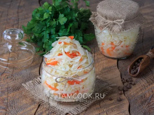 Фото блюда: Квашеная капуста в банке