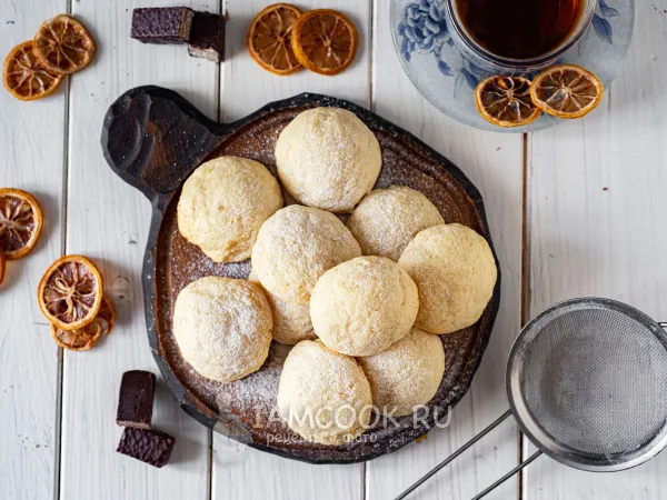 Фото блюда: Творожно-лимонное печенье