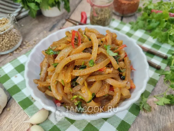 Фото блюда: Свиные шкурки по-корейски