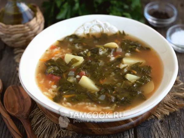 Фото блюда: Постный щавелевый суп