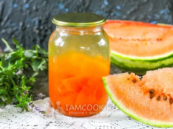 Фото блюда: Компот из арбуза на зиму