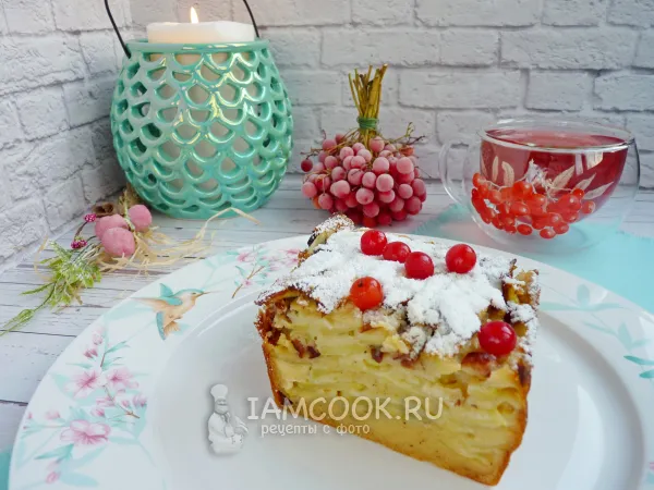 Фото блюда: Яблочный пирог-суфле