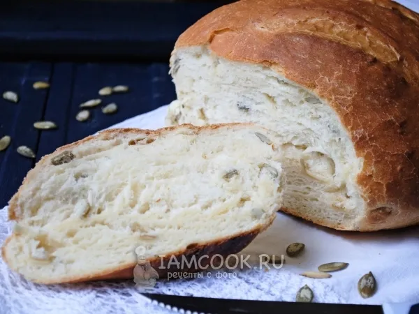 Фото блюда: Хлеб с тыквенными семечками