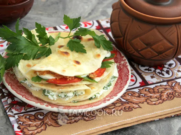 Фото блюда: Кыстыбый (башкирское национальное блюдо)